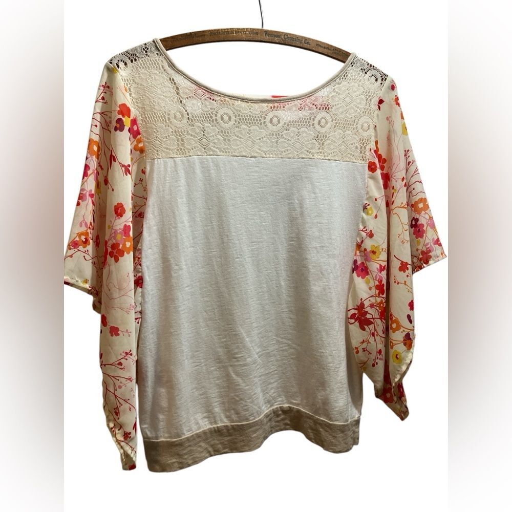 Prana Flutter Sleeve Top Size S Vacation Beach Resort Cruise